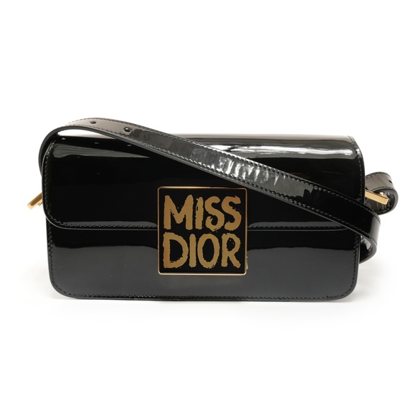 Dior Handbags - Christian Dior Black Miss Flap Bag